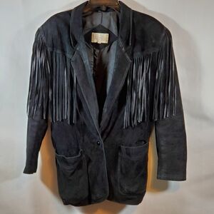 Vintage Fringed Jacket and Skirt